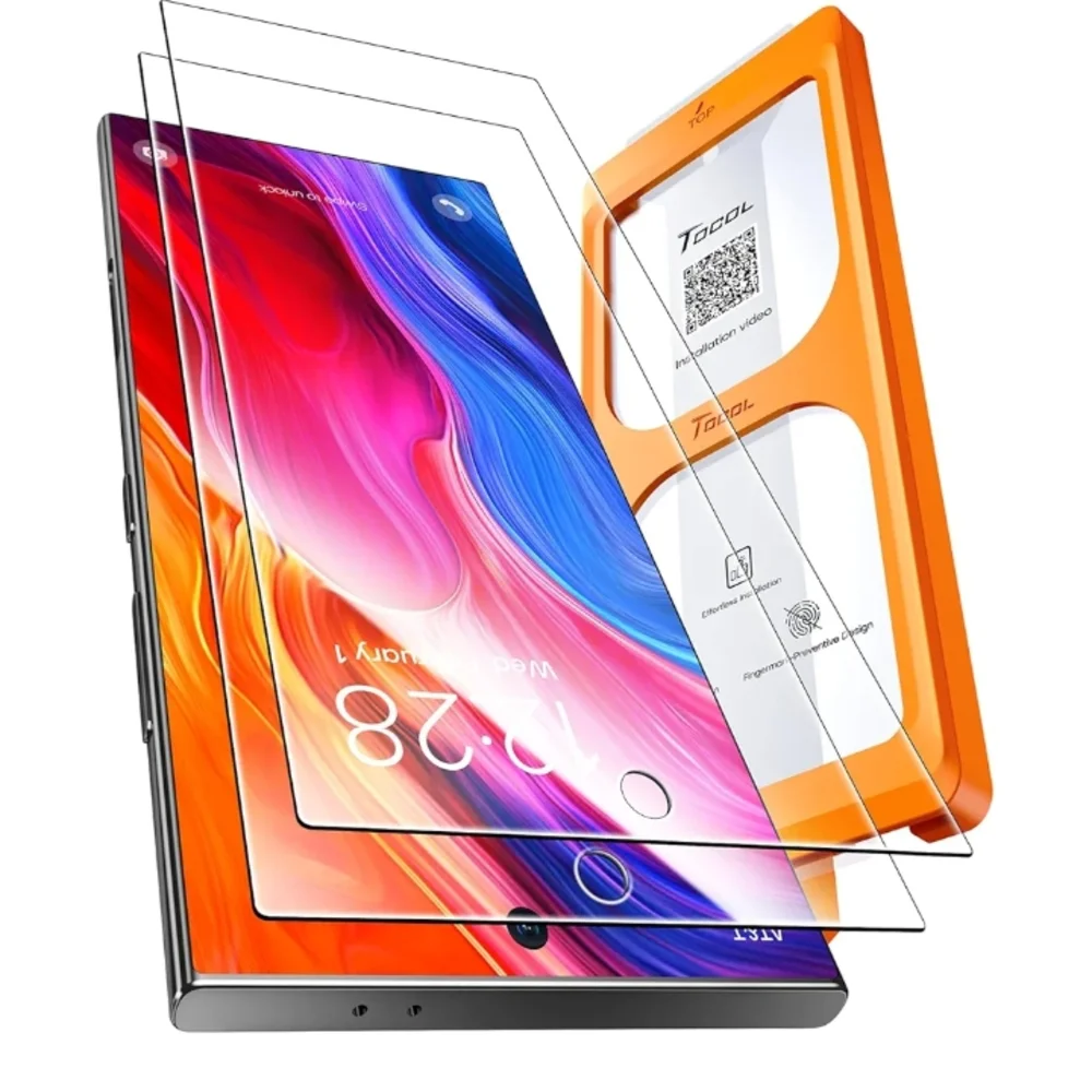 White Screen Protectors for Tablets with Rounded Corners